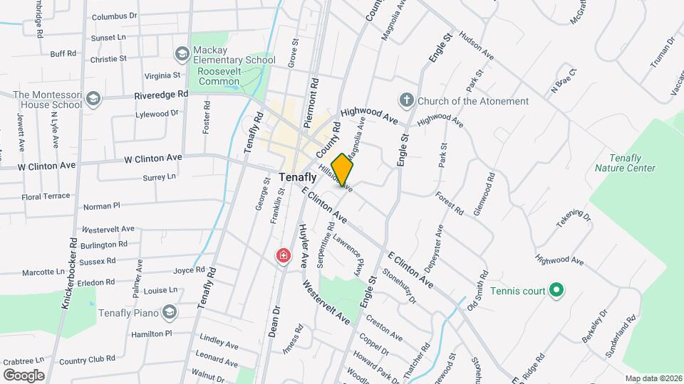 52 Hillside Ave Map and Location Details