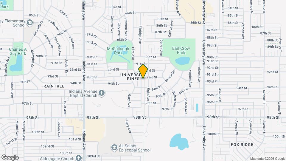 9303 Flint Ave Map and Location Details