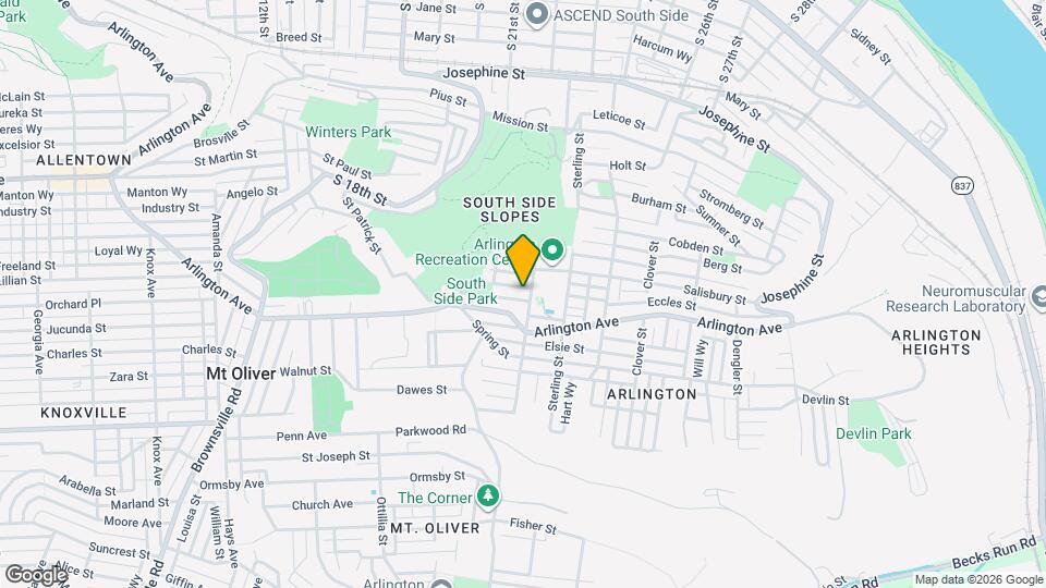 2128 Eccles St Map and Location Details