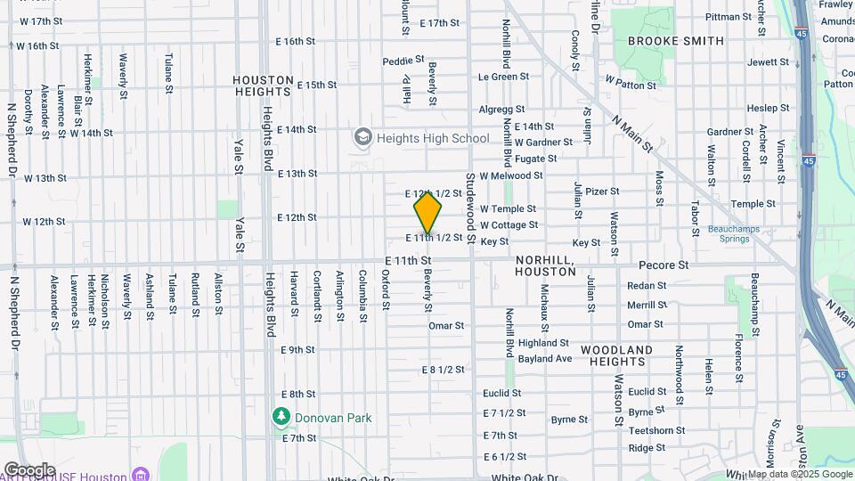 1115 Beverly St Map and Location Details