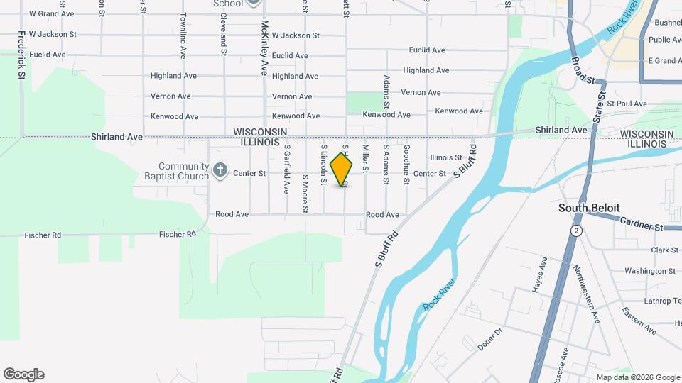 222 S Hackett St Map and Location Details