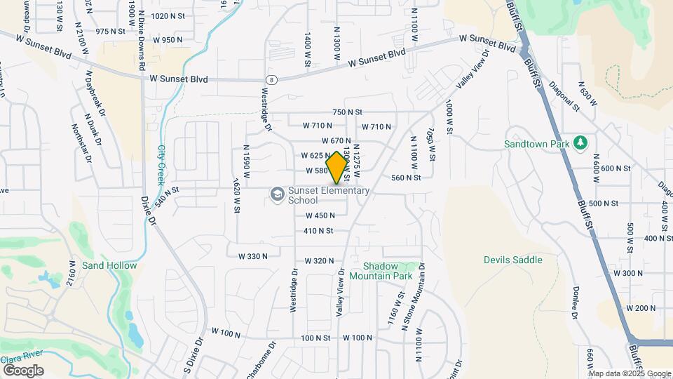 1325 W 540 N Map and Location Details