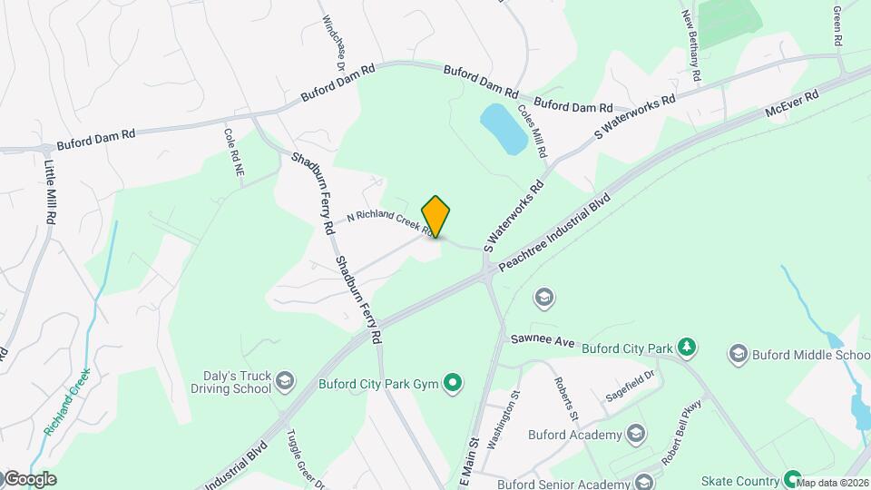 5416 N Richland Creek Rd Map and Location Details