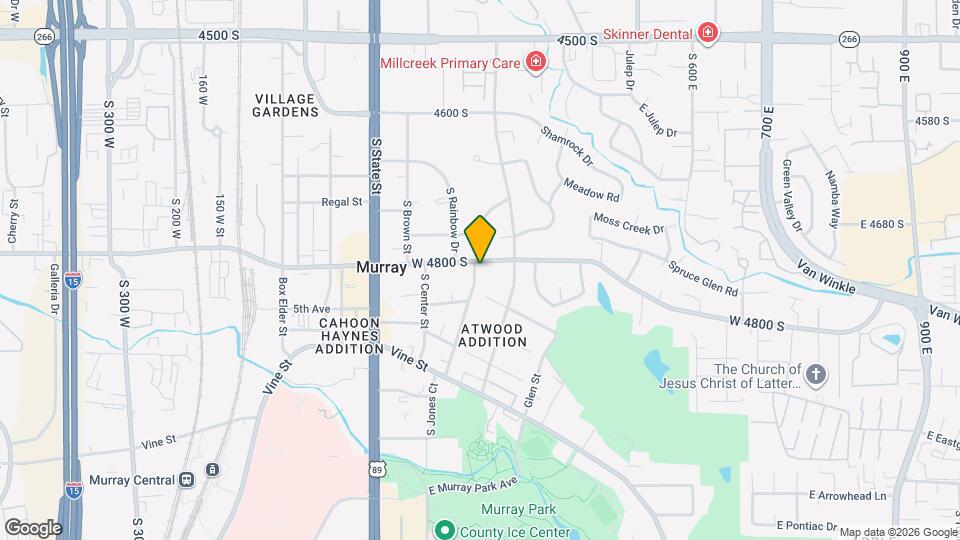 264 E 4800 S, Unit Murray Map and Location Details
