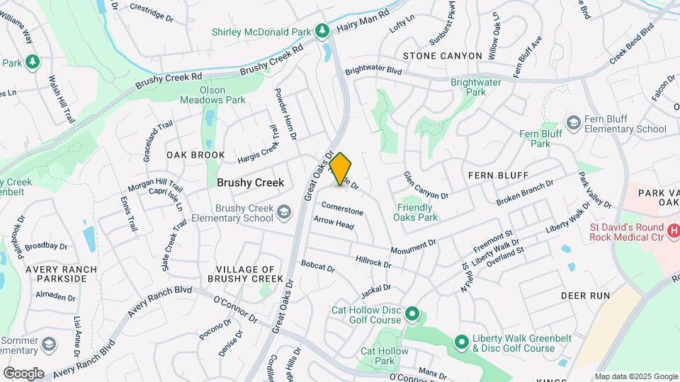 604 Hill Cove Map and Location Details