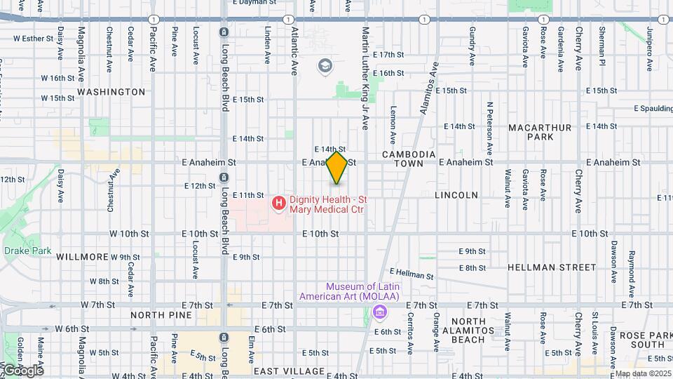 1120 Olive Ave Mapa y Detalles de la Ubicación