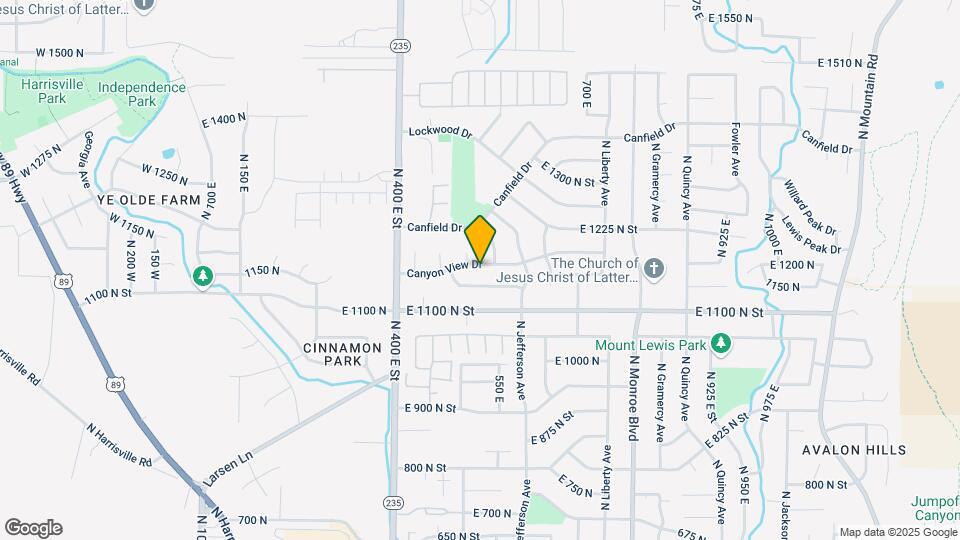 543 Canyon View Dr Map and Location Details