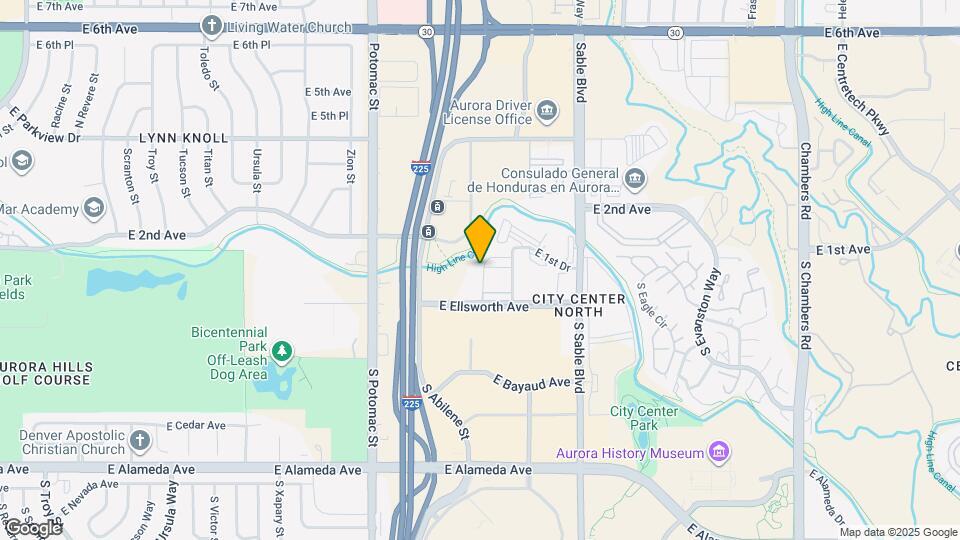 14241 E 1st Dr Map and Location Details