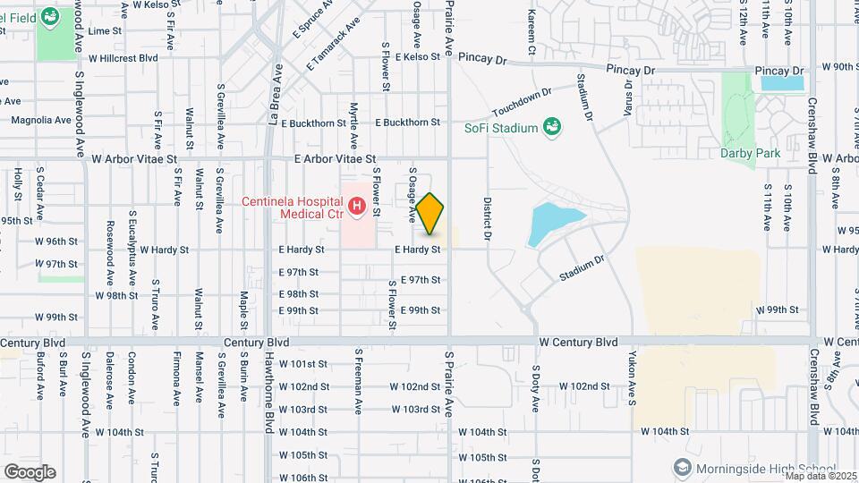 715-717 E Hardy St Mapa y Detalles de la Ubicación