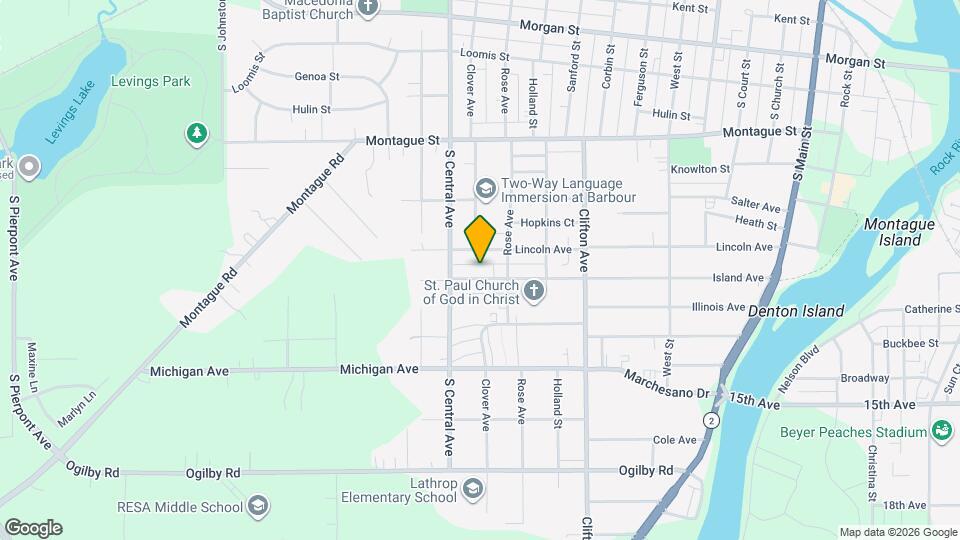 1123 Island Ave Map and Location Details