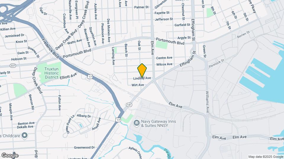 1237 Lindsay Ave Map and Location Details
