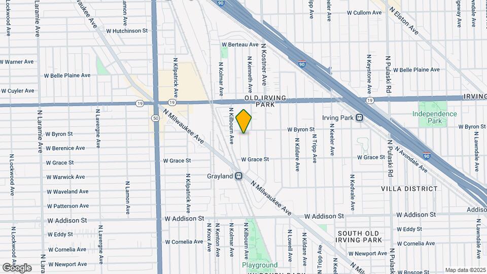 3848 N Kenneth Ave Map and Location Details