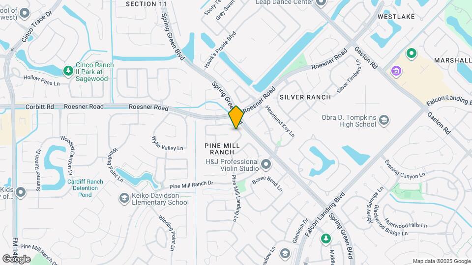 26419 Marble Falls Bend Map and Location Details