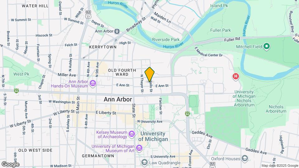 203 N Ingalls St Map and Location Details