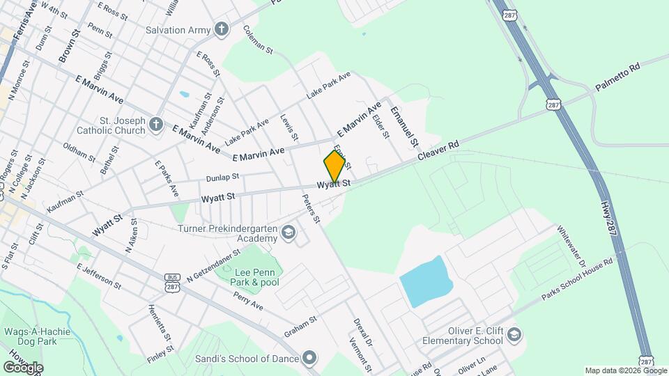 1342 Wyatt St Map and Location Details