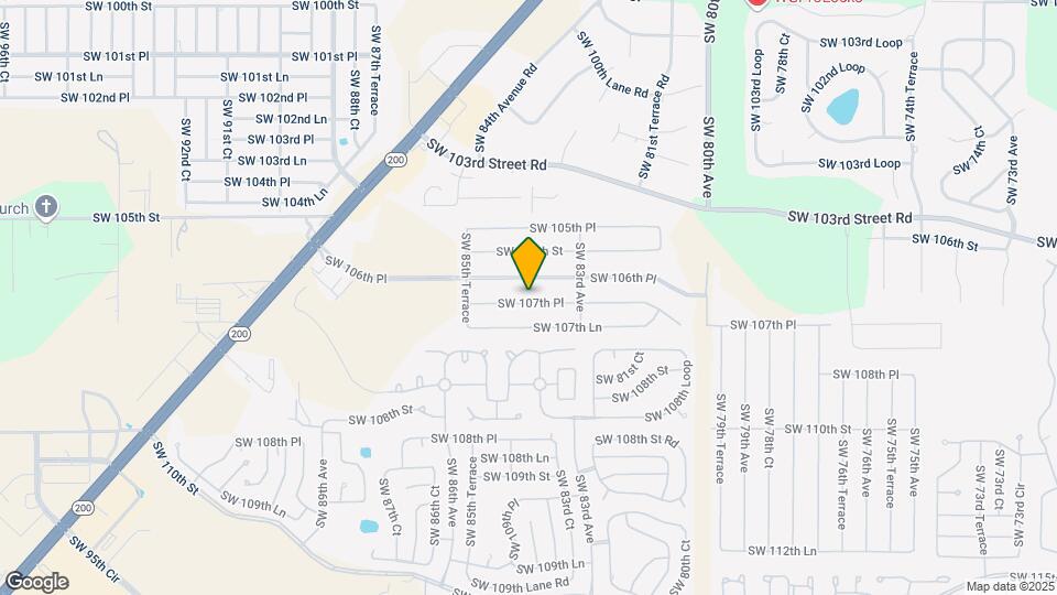 8425 SW 107th Pl Map and Location Details