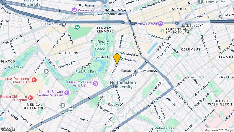 142 Hemenway St, Unit 3 Map and Location Details