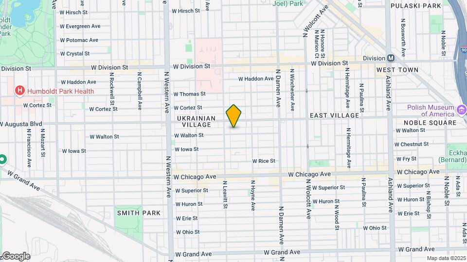 2142 W Walton St Map and Location Details