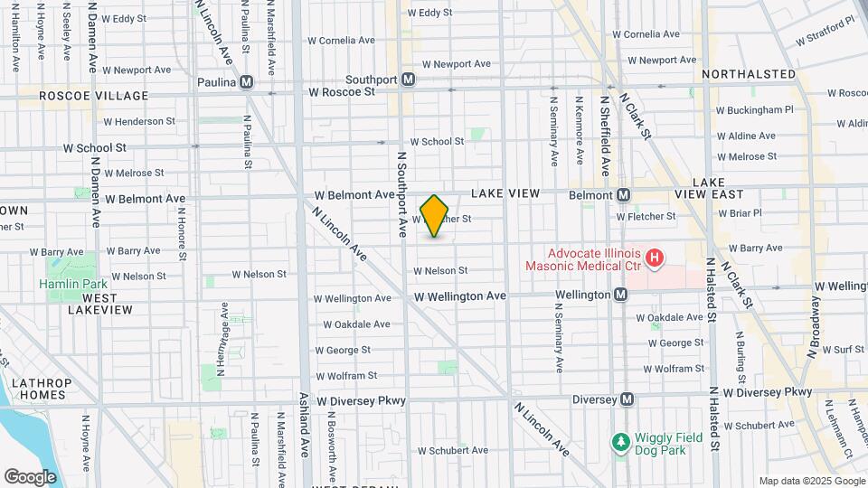 1336 W Barry Ave Map and Location Details