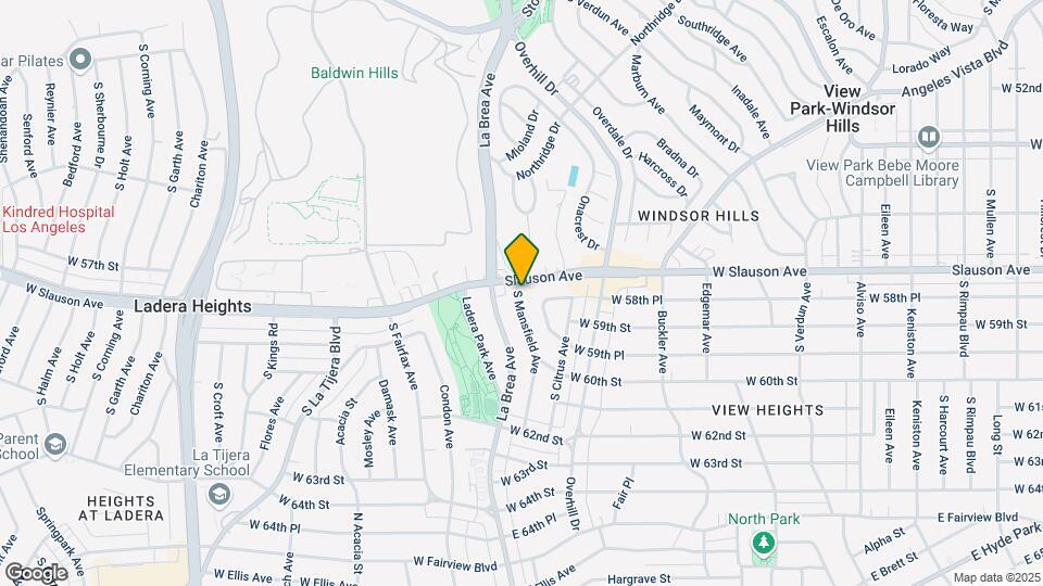 5818 S Mansfield Ave Map and Location Details