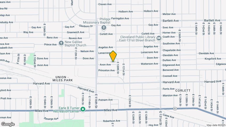 11903 Avon Ave Map and Location Details