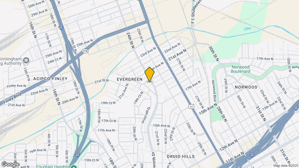 1912 24th St N Map and Location Details