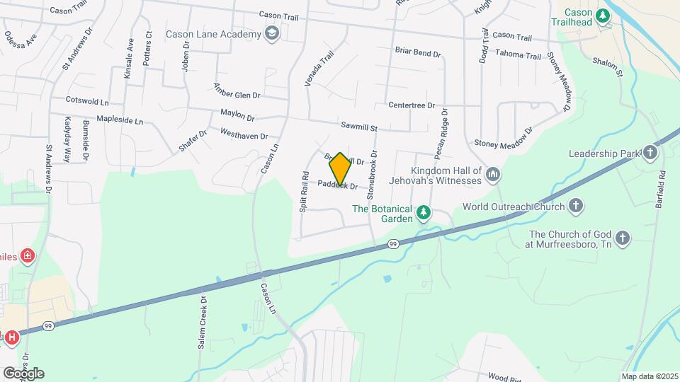 2383 Paddock Dr Map and Location Details