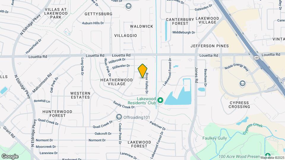 15114 Stillcreek Dr Map and Location Details