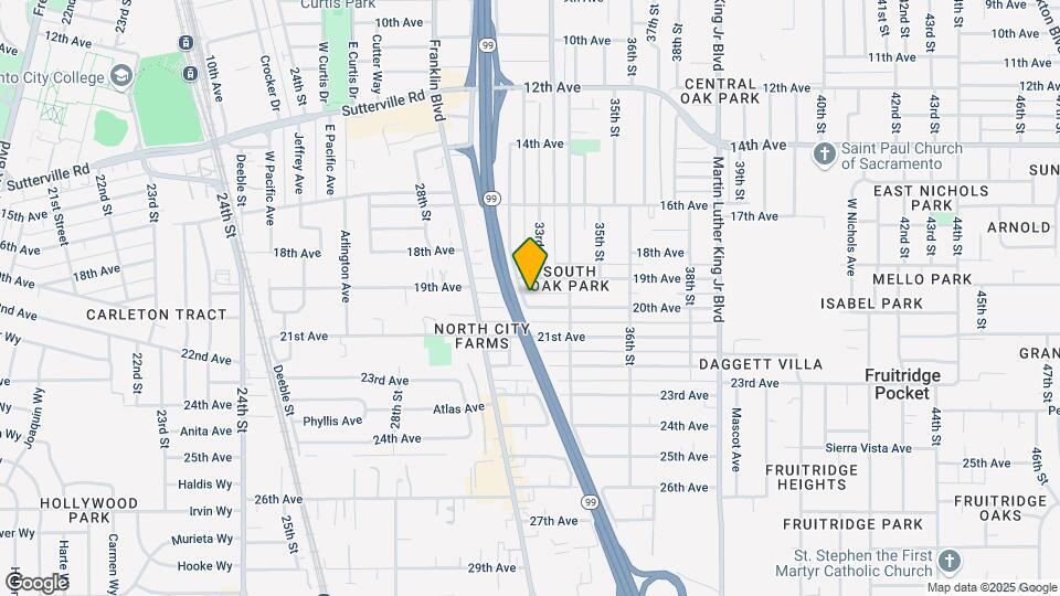 4411 32nd St Map and Location Details