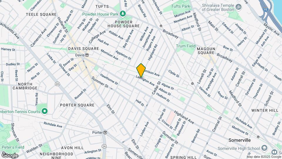 121 Hancock St, Unit 1 Map and Location Details