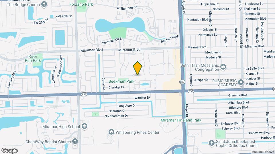 8382 SW 29th St Map and Location Details