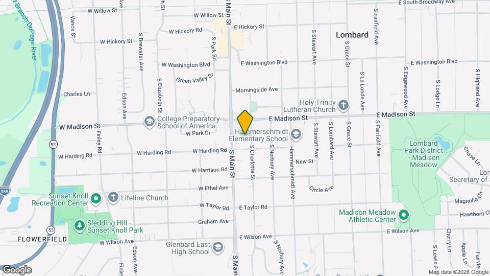 630 S Charlotte St Map and Location Details