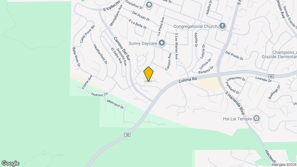 3450 Avocado Hill Way Map and Location Details