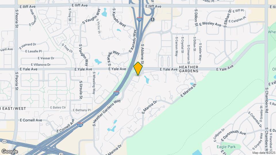 2750 S Heather Gardens Way Map and Location Details