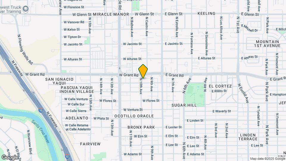 2302-2308 N 10th Ave Mapa y Detalles de la Ubicación
