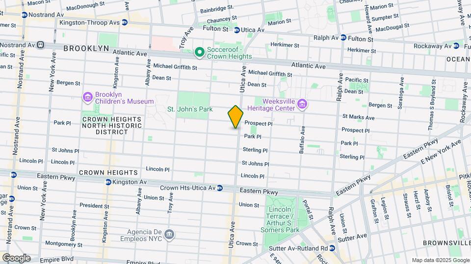 198 Utica Ave Map and Location Details