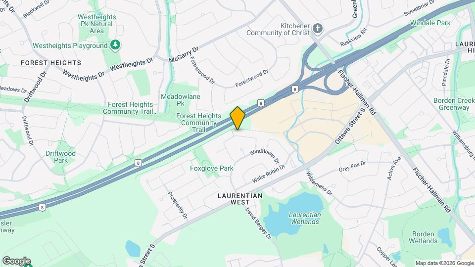 617 Windflower Crescent Map and Location Details