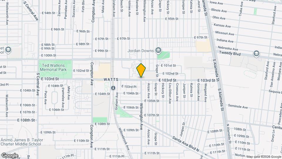 106010 Wilmington Ave Map and Location Details