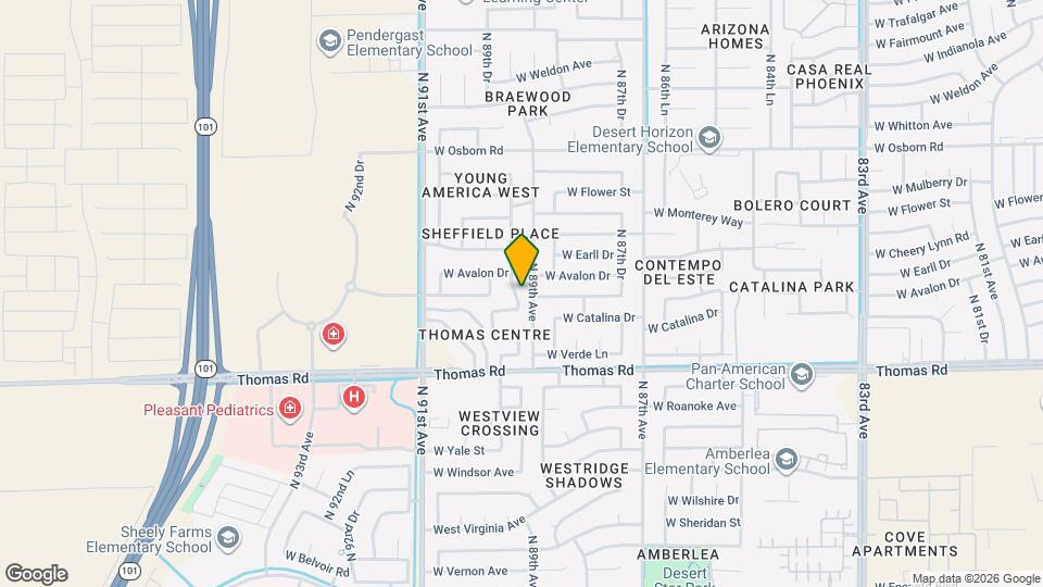 3017 N 89th Dr Map and Location Details