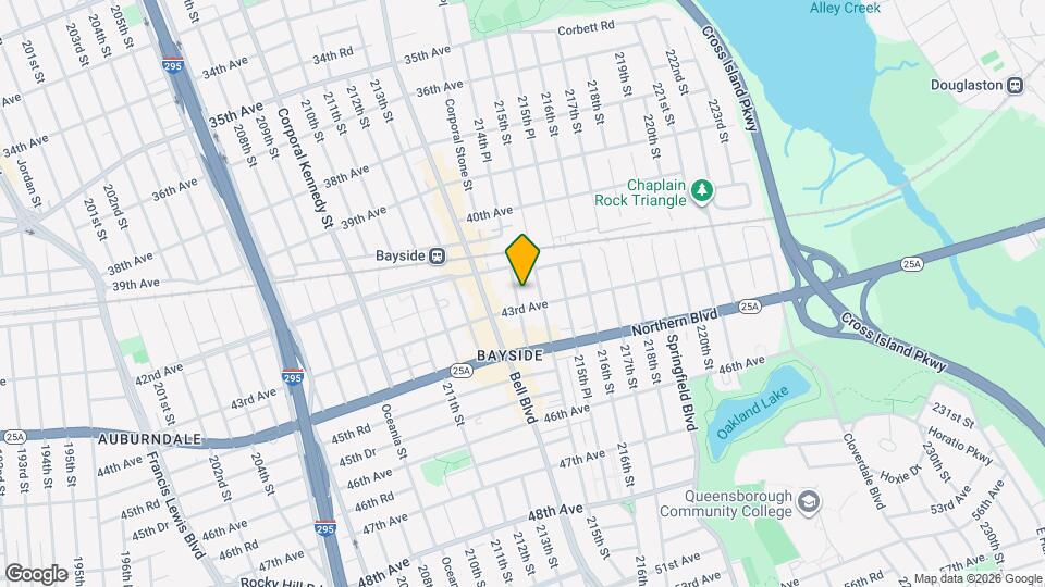 42-27 214th Pl Map and Location Details