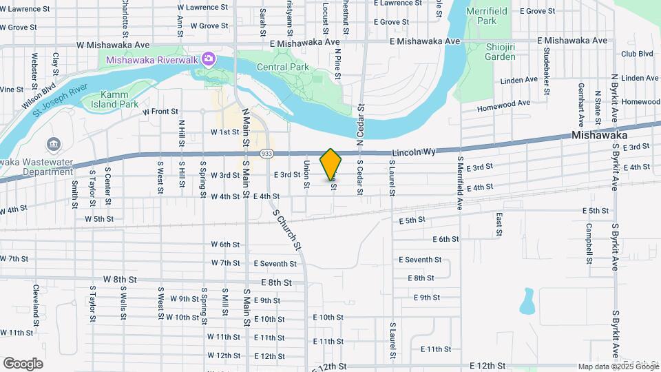 215 S Pine St Mapa y Detalles de la Ubicación