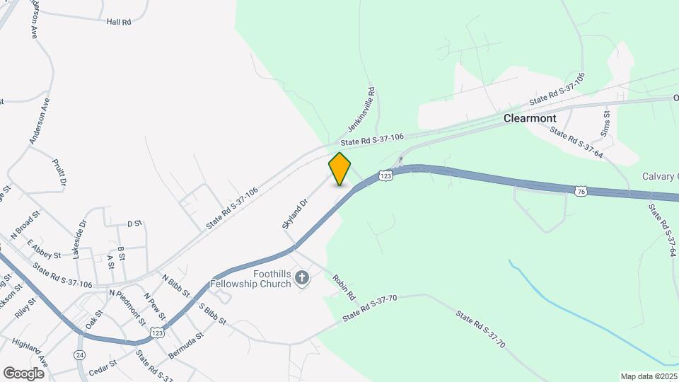 1727 President St Map and Location Details