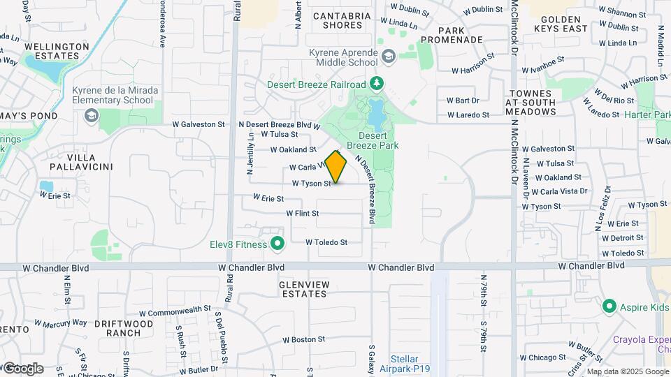 4623 W Tyson St Map and Location Details