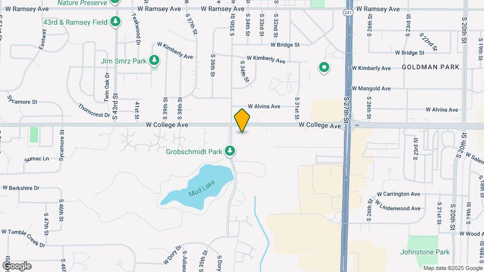 6318 S 35th St Map and Location Details