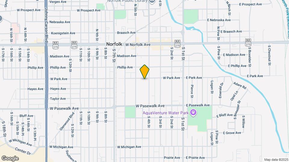 403 W Park Ave Map and Location Details
