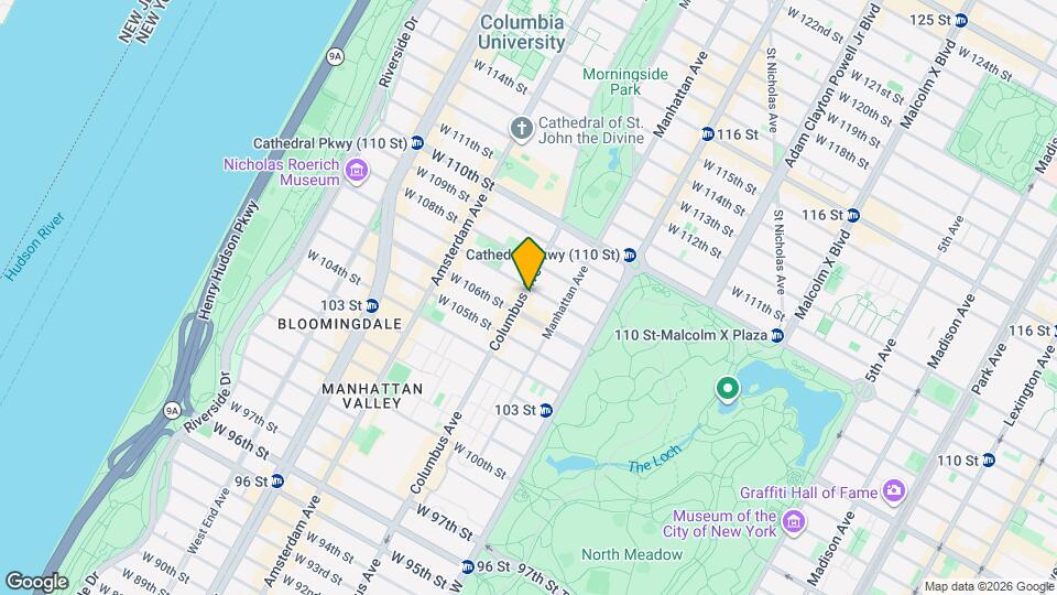 951 Columbus Ave Mapa y Detalles de la Ubicación