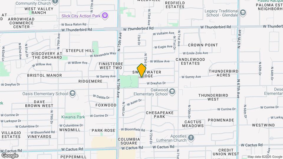 7319 W Surrey Ave Map and Location Details