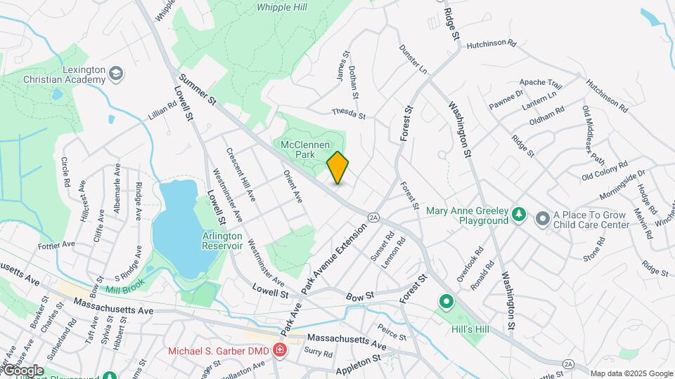 38 Harlow St Map and Location Details