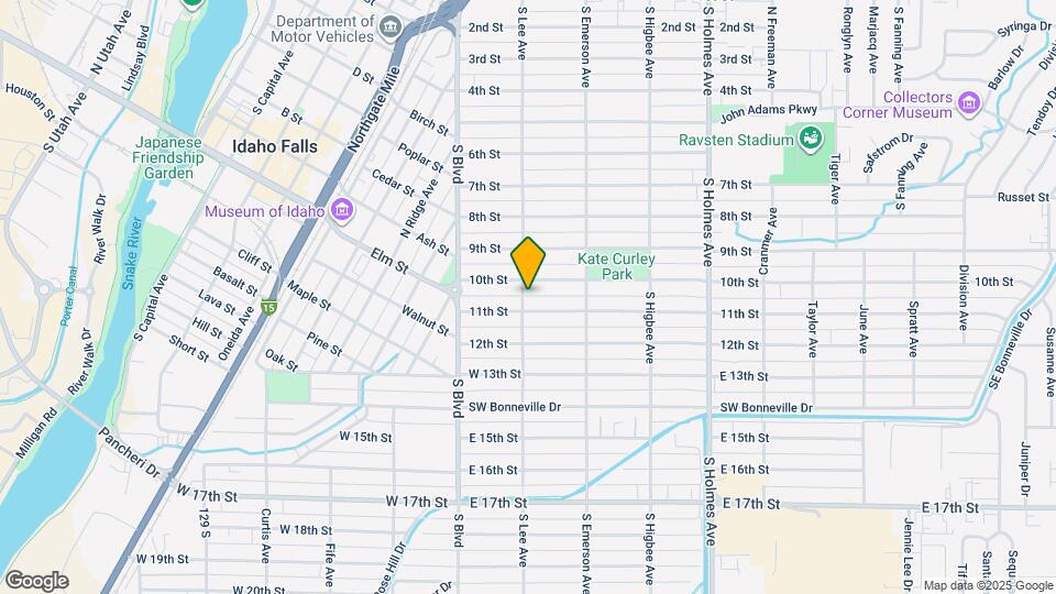 1055 S Lee Ave Map and Location Details