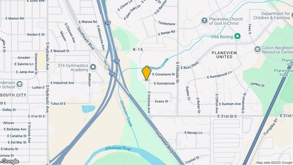 2943 S Volutsia Ave Mapa y Detalles de la Ubicación